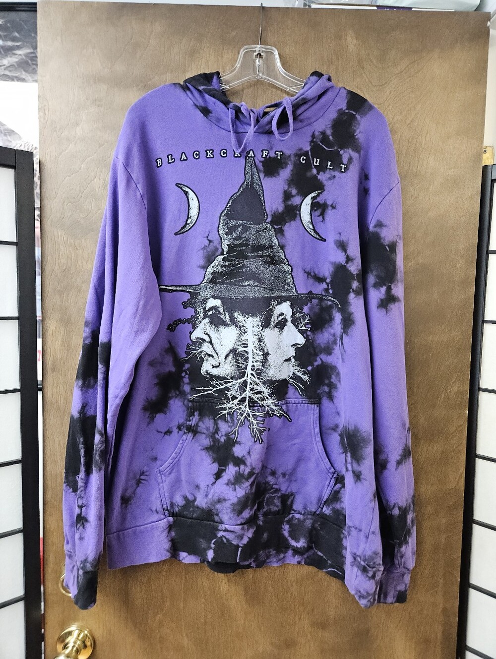 Blackcraft Cult IV Witchy Hoodie Sweatshirt Purple And Black Sz XL